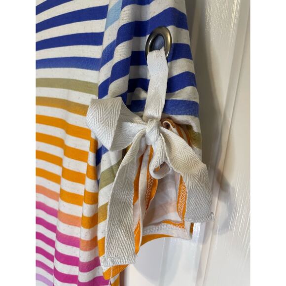 Annabelle womens medium top multi color striped - Picture 2 of 5